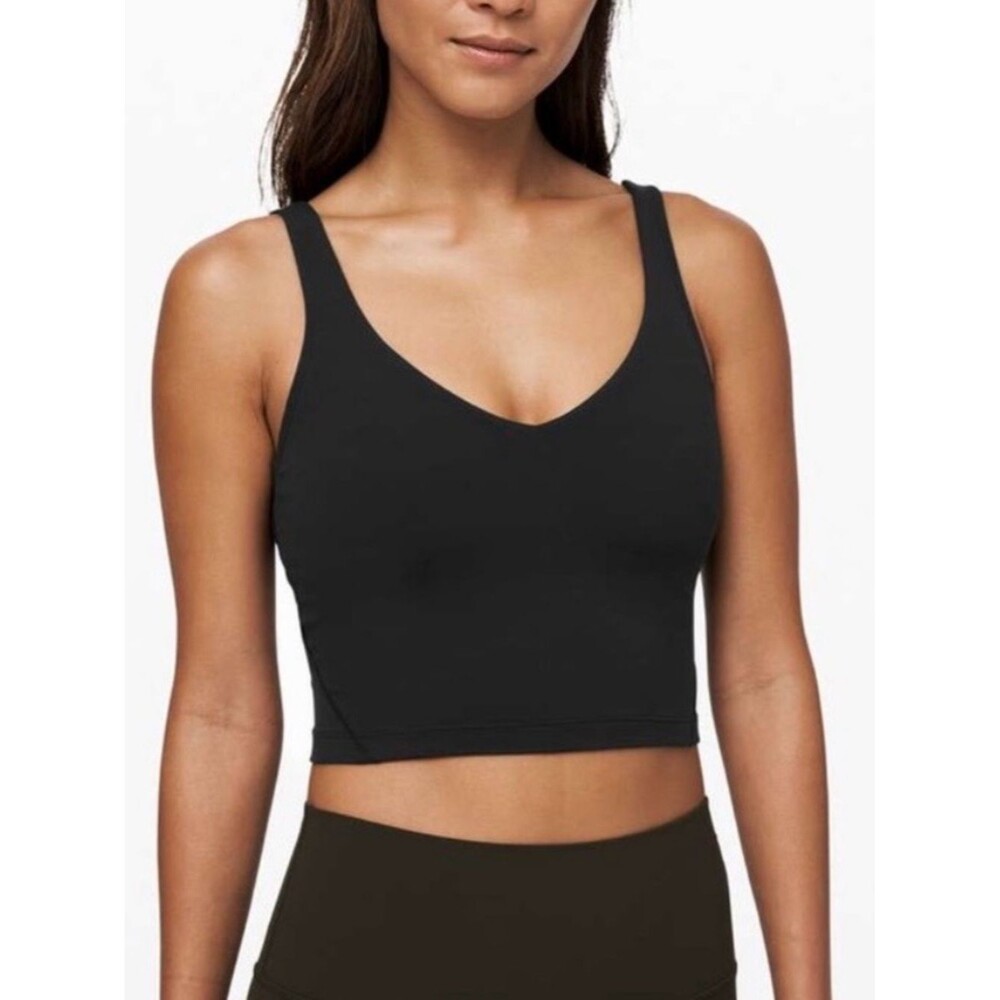 Lululemon Align Nulu Tank Sport Bra Black Size 6